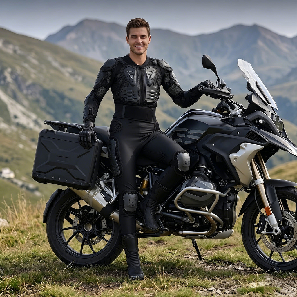 Pantalon de protection moto unisexe avec coques de protection, Protections résistantes aux chocs pour hanches, cuisses et genoux, Équipement de sécurité antichute pour VTT