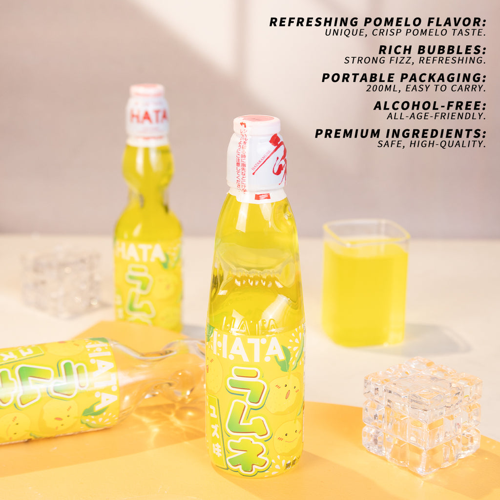 HATA KOSEN Boisson gazeuse Ramune saveur yuzu - 200 ml