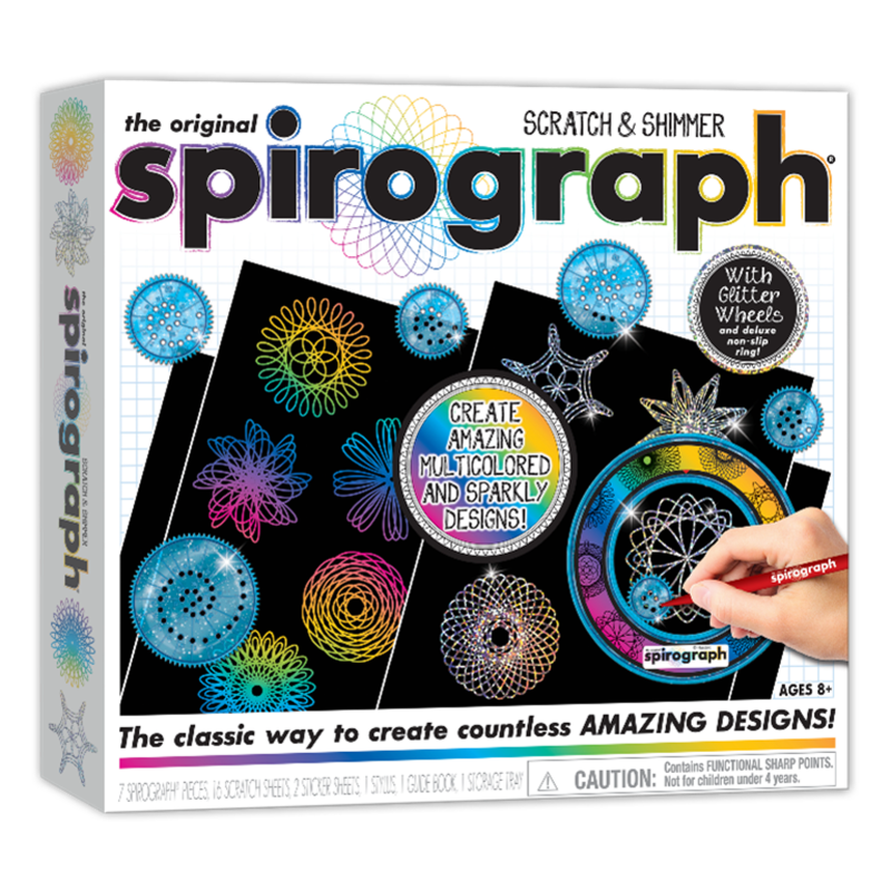 Spirograph - Spirograph Multicolore et Pailleté