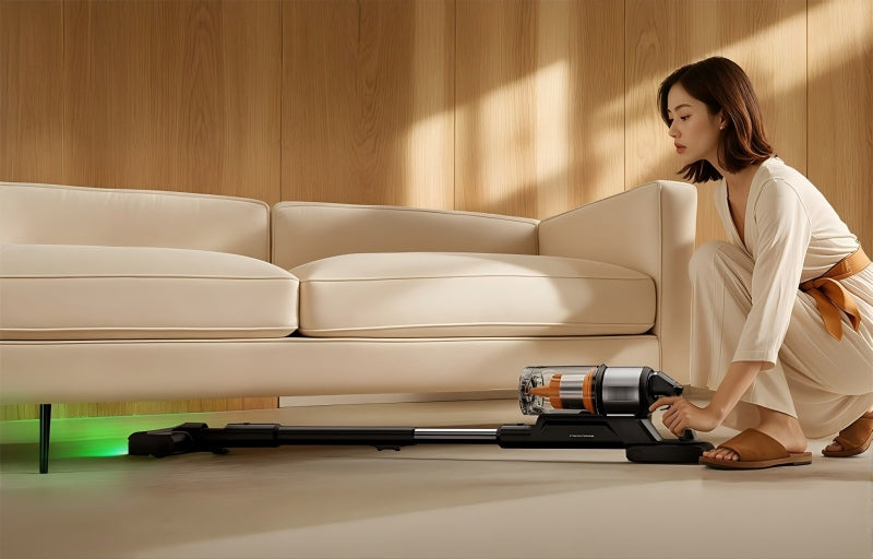 Deerma Z50 Combo, aspirateur sans fil avec station de vidage et de chargement automatique intelligente 6-en-1 sans entretien, nettoyage complet de la maison 6-en-1