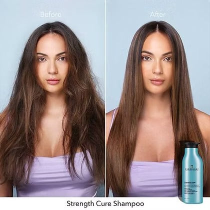 PUREOLOGY Strength Cure Shampooing fortifiant pour cheveux abîmés et colorés 50 ml