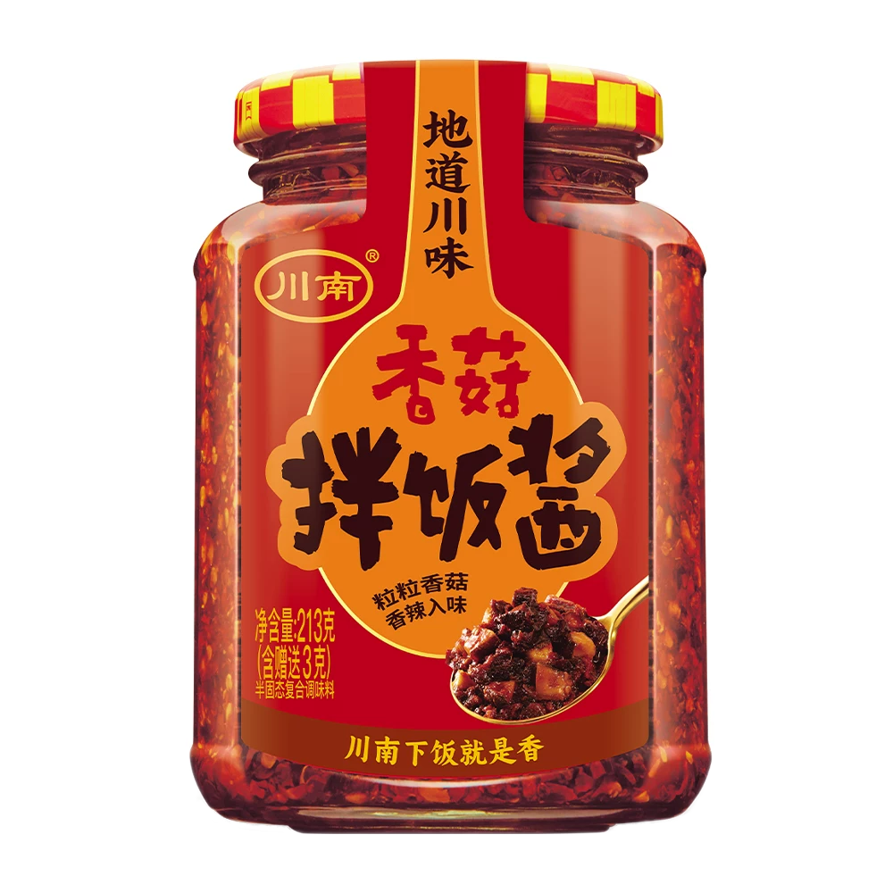 CHUANNAN Sauce de riz aux champignons - 213 g
