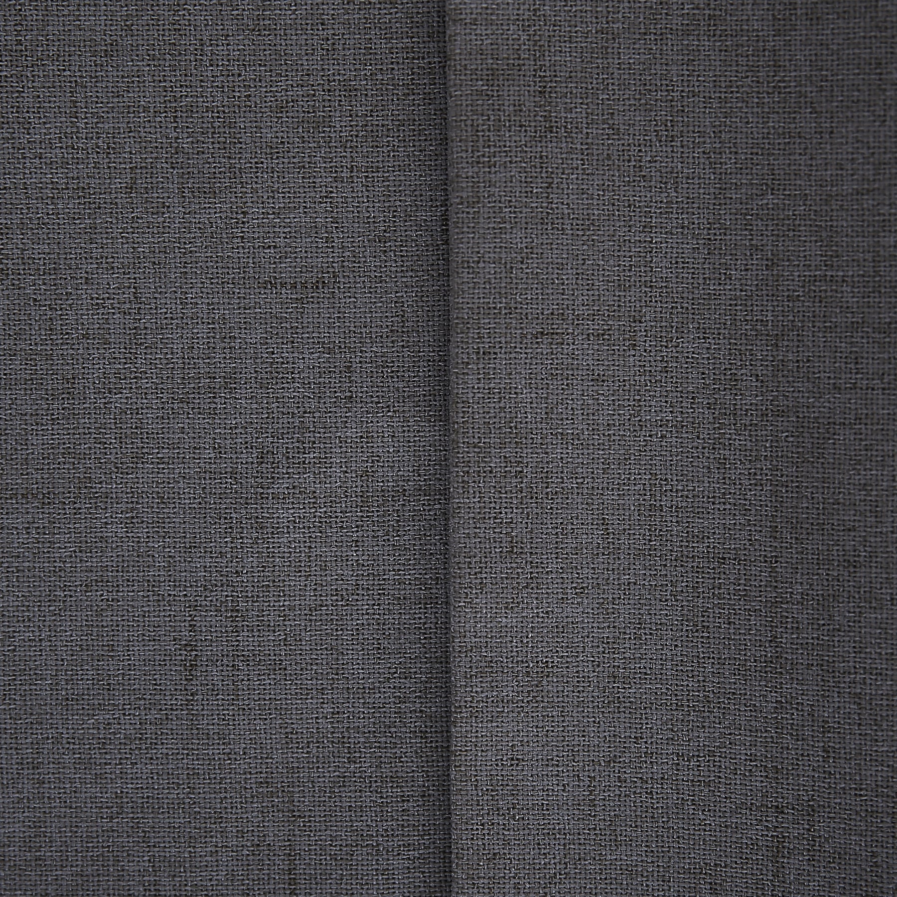 Deconovo housse de coussin en tissu aspect lin, gris foncé, 45 x 45 cm, 1 pièce