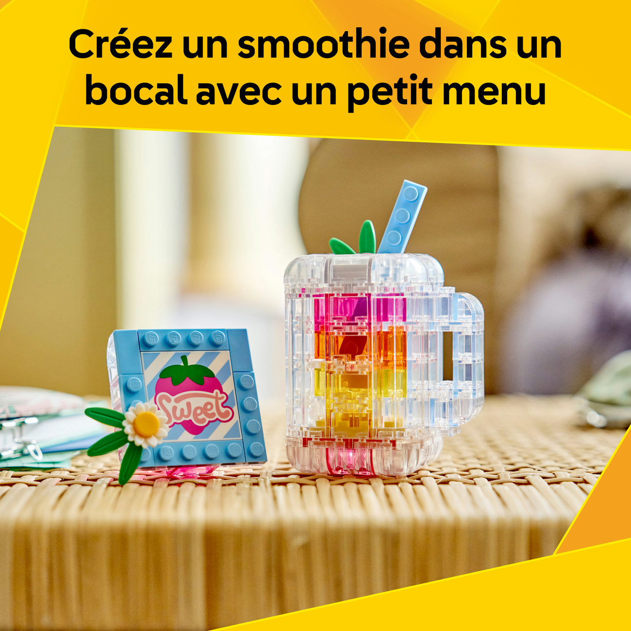 LEGO Creator 3-en-1 Set de Construction Flacon de Parfum avec Décoration Florale 31383