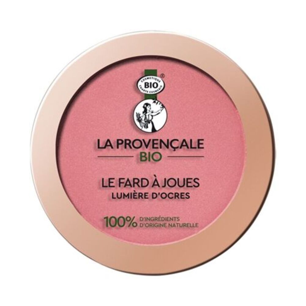 La Provençale Bio Le Fard à Joues Lumière d'Ocres Rose Grès Blush Certifié BIO 8 g