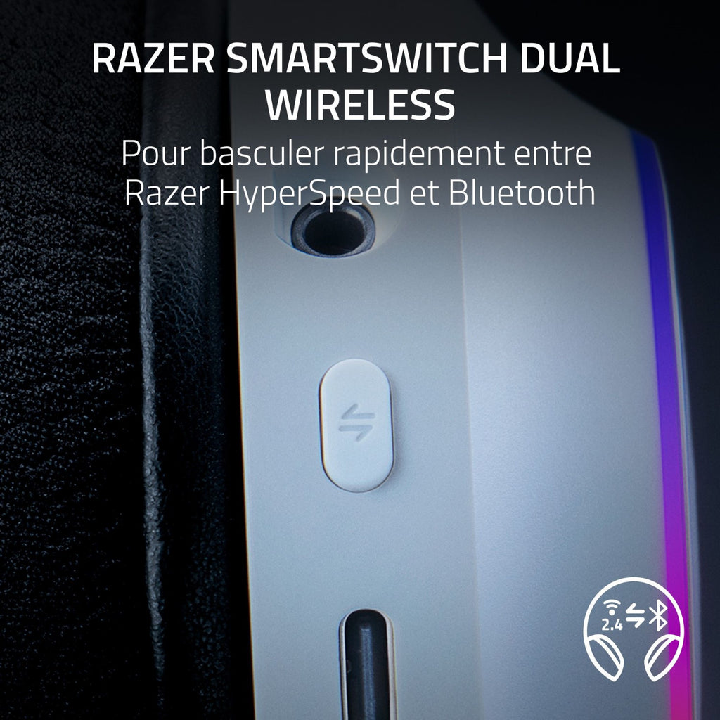 Razer Barracuda X Chroma Casque Gaming sans fil - Blanc