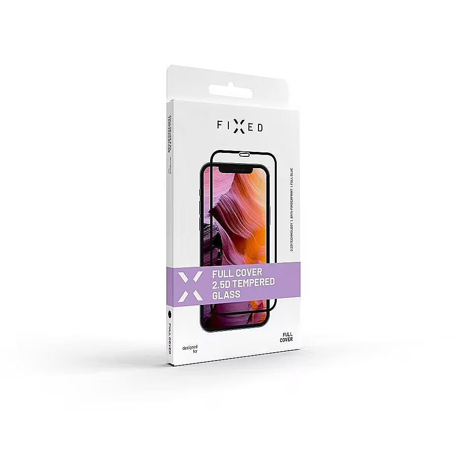 TORRAS FIXED Full Cover 2,5D verre trempé pour Samsung Galaxy A55 5G, noir