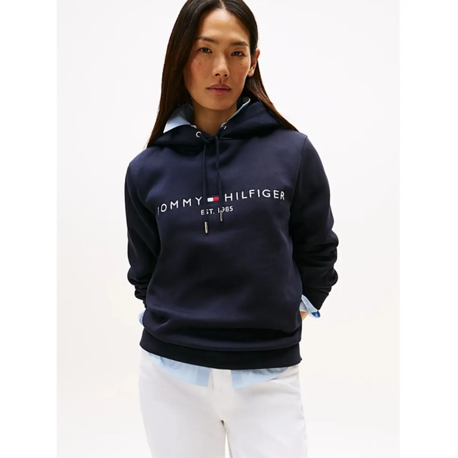 Tommy Hilfiger Heritage Hilfiger Sweat à capuche LS Femme Desert Sky L