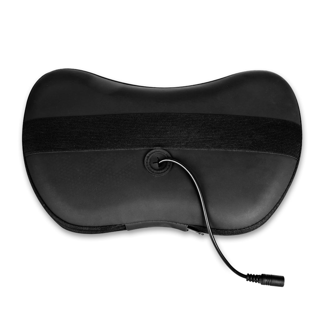 YOGHI - Coussin de Massage Shiatsu Chauffant à 8 Têtes de Massage, Noir