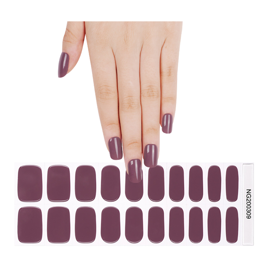 MEOMAGIC- 14-138 Autocollants gels pour ongles - 20 pièces