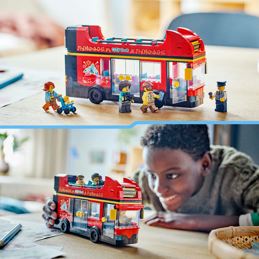 LEGO City 60407 Bus touristique rouge à deux étages