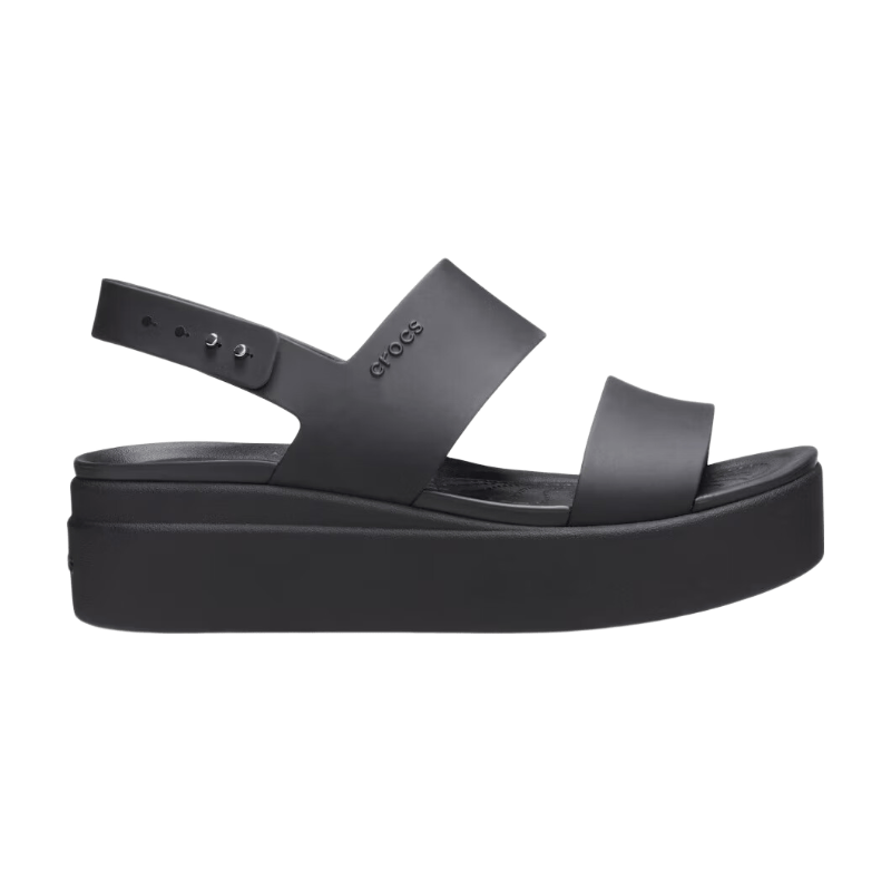 CROCS Brooklyn Low Sandales compensées WMNS Noir