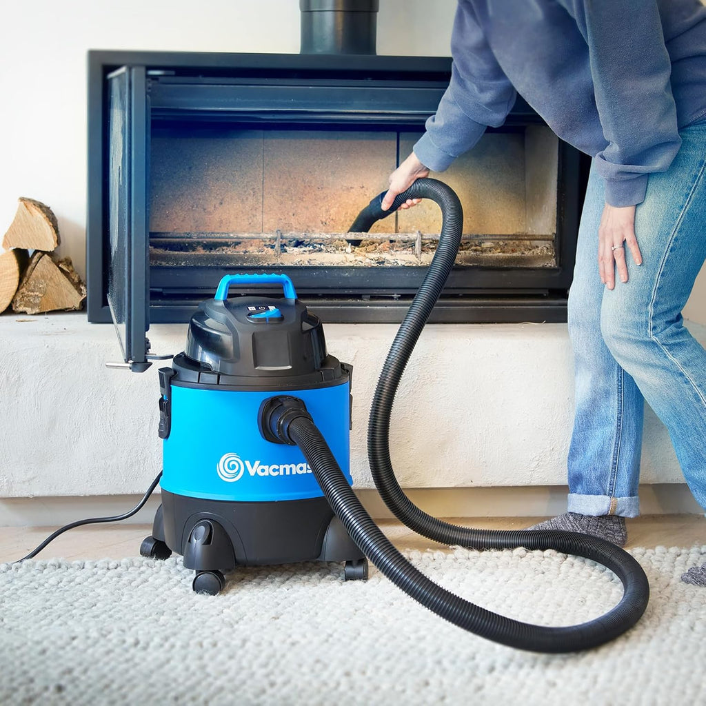 Vacmaster VQ1220PF Aspirateur Eau et Poussière 3-en-1 avec Soufflerie, Moteur 1250 W, Puissance d’Aspiration 200 AW, Cuve Antichoc 20 L, Compact pour Maison, Garage et Voiture