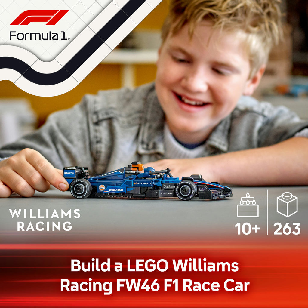 LEGO Speed Champions 77249 Voiture de course F1® Williams Racing FW46