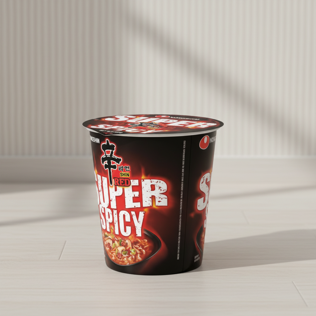 Nongshim Nouilles super épicées rouges Pot 68 g