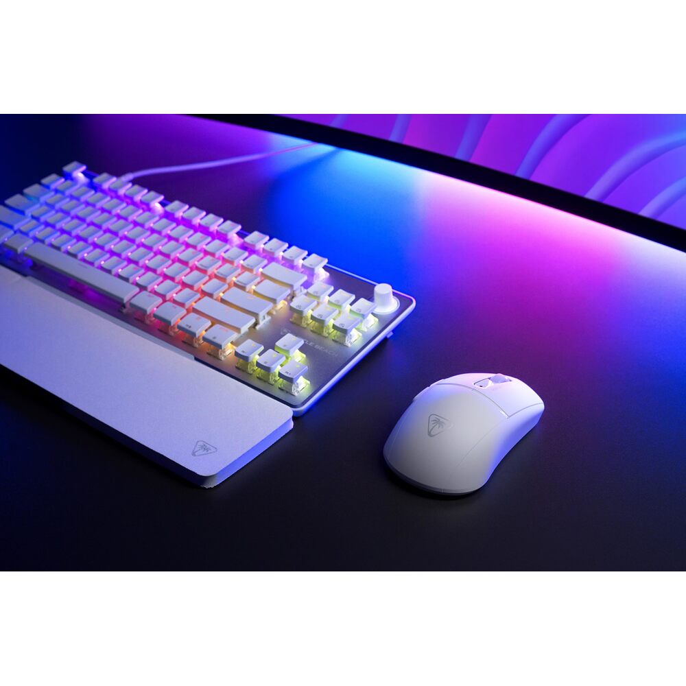 TURTLE BEACH Souris Gaming Sans Fil Burst II Air 2.4GHz, Bluetooth & Filaire - 26000 DPI, 6 Boutons - Blanc