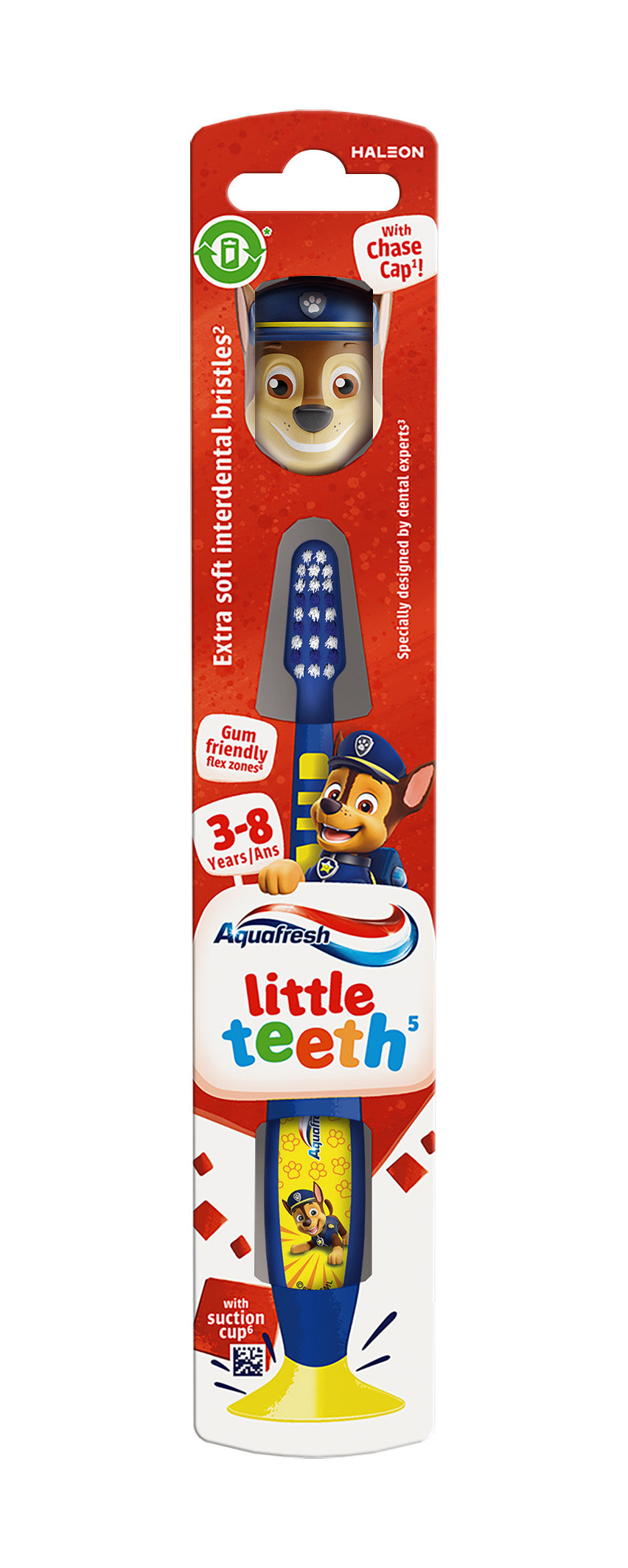 AQUAFRESH Little Teeth - Brosse à Dents 3-8 Ans Pat Patrouille - x1