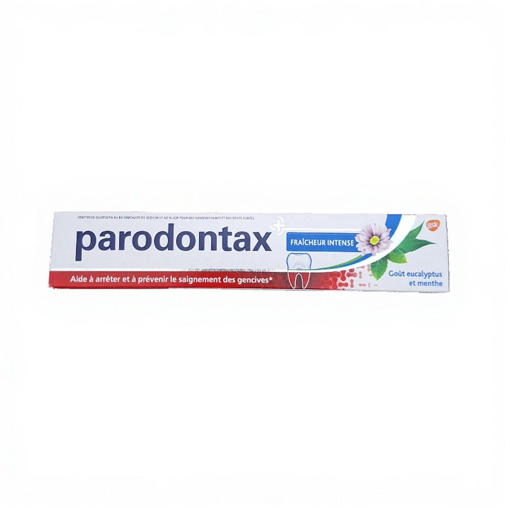 parodontax Dentifrice Fraîcheur Intense 75 ml - Lot de 2 (2 x 75 ml = 2 tubes)