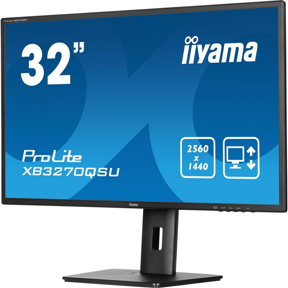 iiyama ProLite XB3270QSU-B1 Moniteur d'ordinateur 80 cm (31,5") 2560 x 1440 pixels Quad HD LED Noir