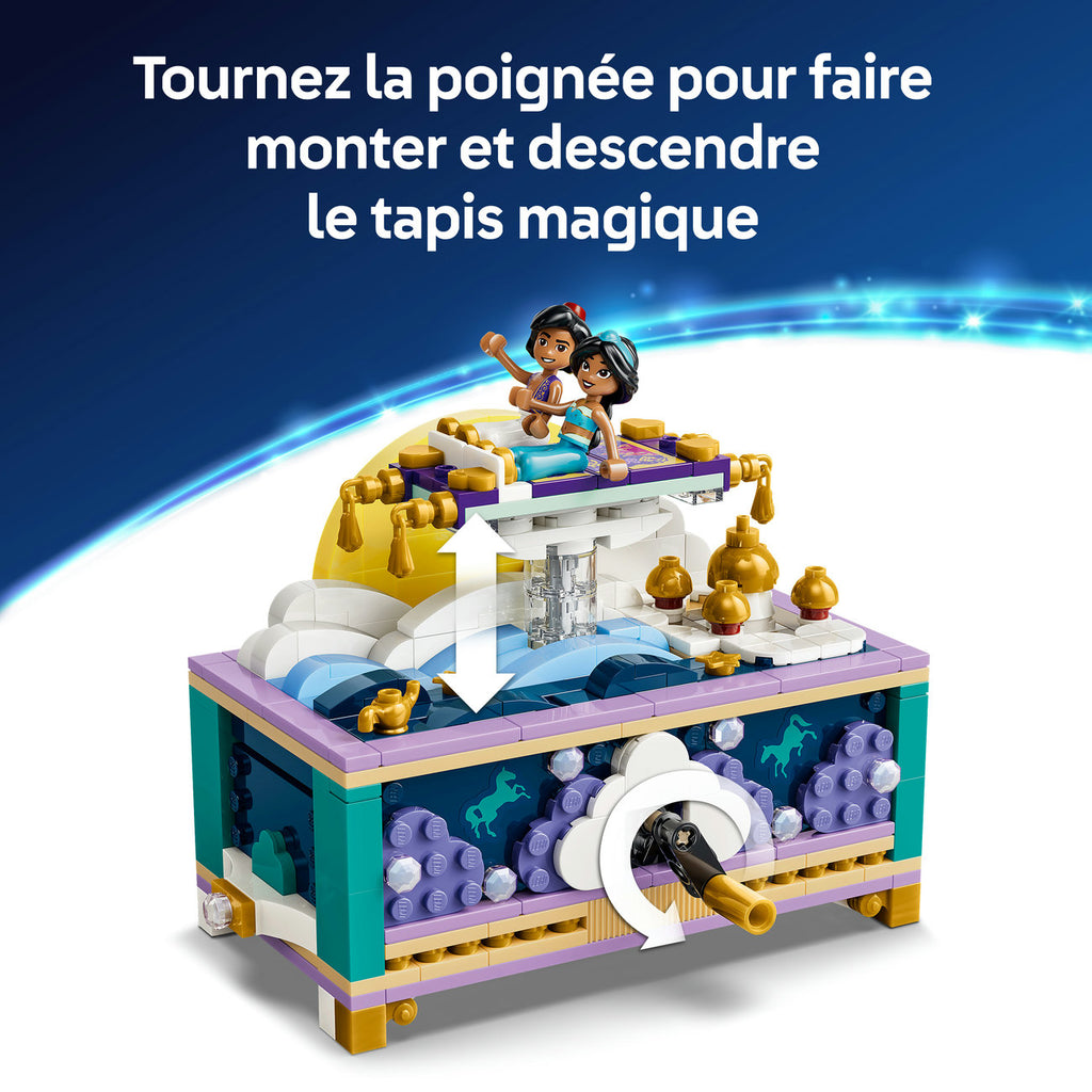 LEGO Disney Princess 43295 La boîte à bijoux de Jasmine