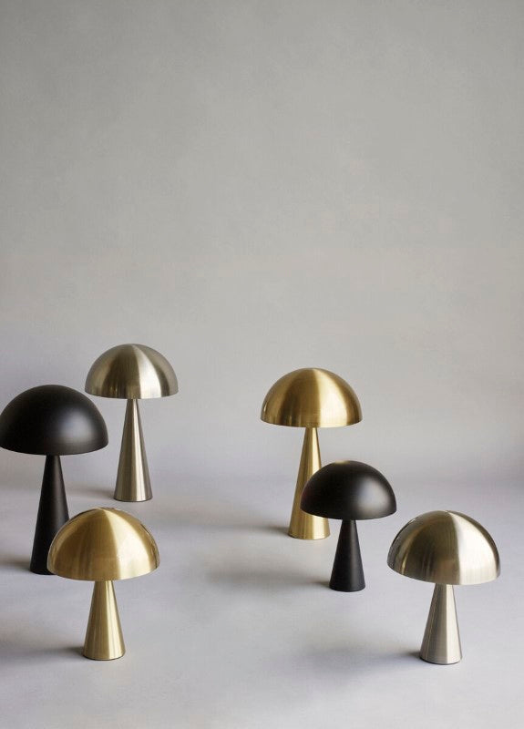Hübsch Lampe de table Mush Mini Nickel