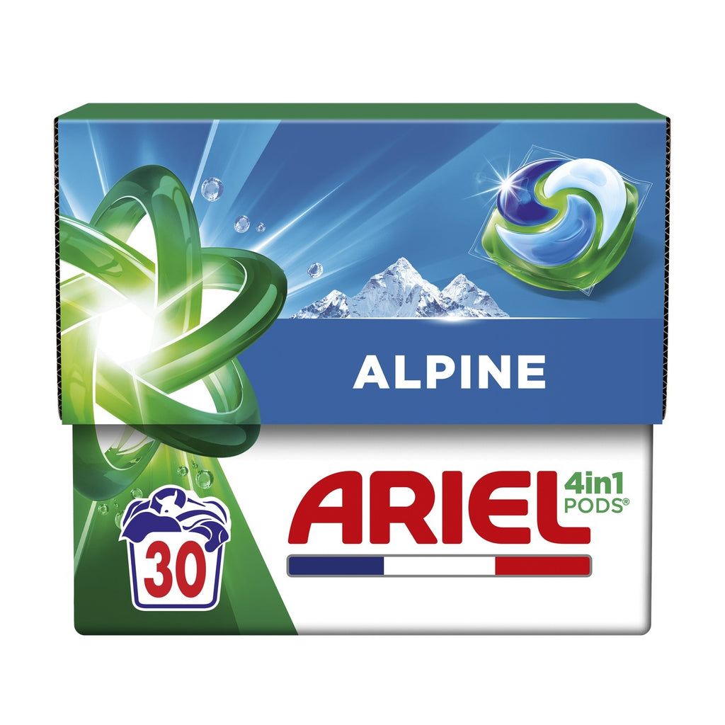 Ariel 4-en-1 capsules de lessive Alpine 30 doses