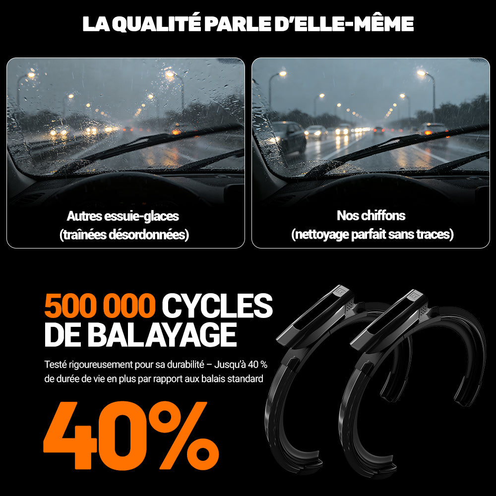 LECIBUBI Essuie-glaces pour Renault Clio III/Megane III, Citroën C3 Picasso/DS3, Peugeot 301, équipement d'origine - 600 mm + 400 mm