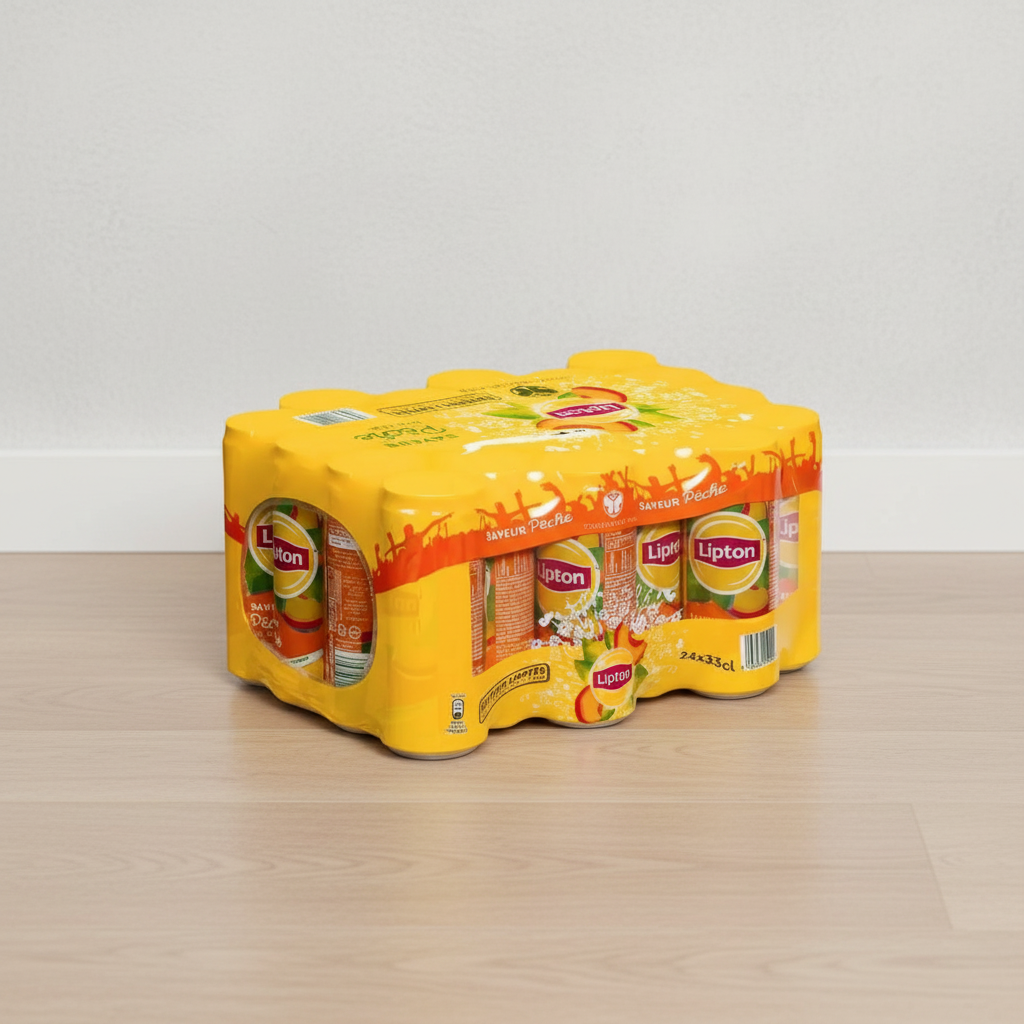 Lipton Thé glacé pêche en canettes - 24 x 33 cl