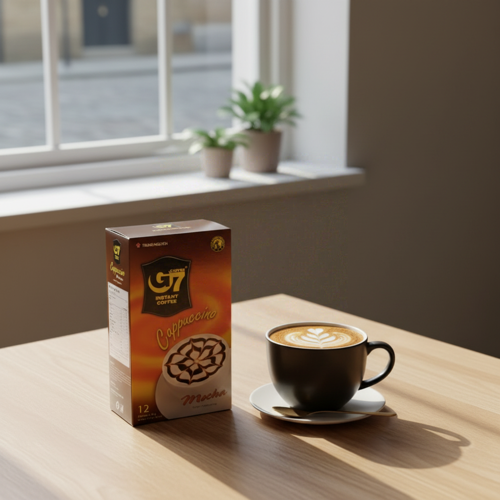 Trung Nguyen G7 Cappuccino Mocha instantané - 12 x 18 g