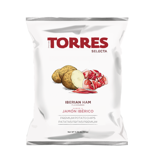 TORRES Selecta Chips saveur jambon ibérique - 150 g