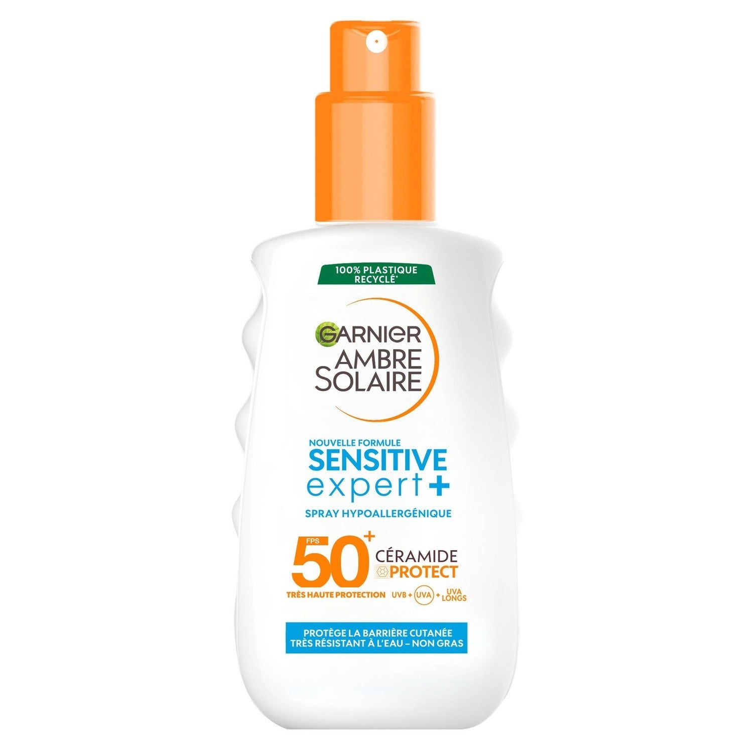 GARNIER Ambre Solaire Sensitive Expert+ Spray Solaire Hypoallergénique SPF50+ 150 ml
