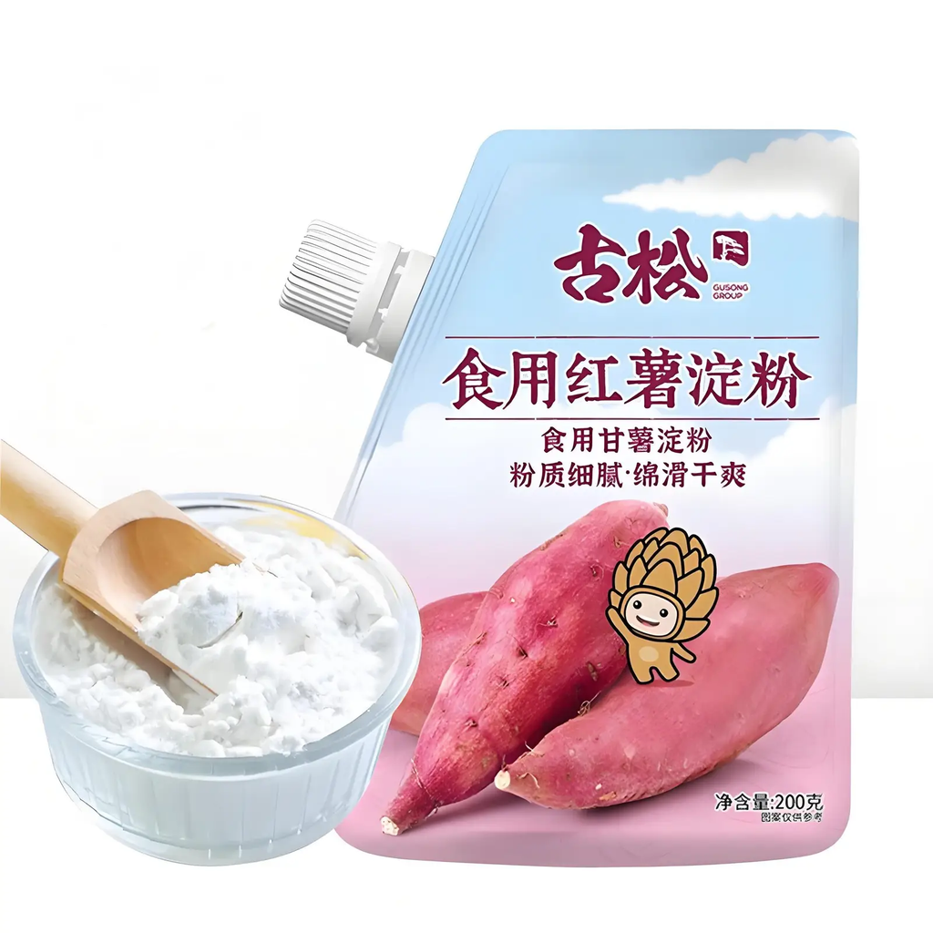 Gusong Sachet de fécule de patate douce avec bec verseur - 200 g