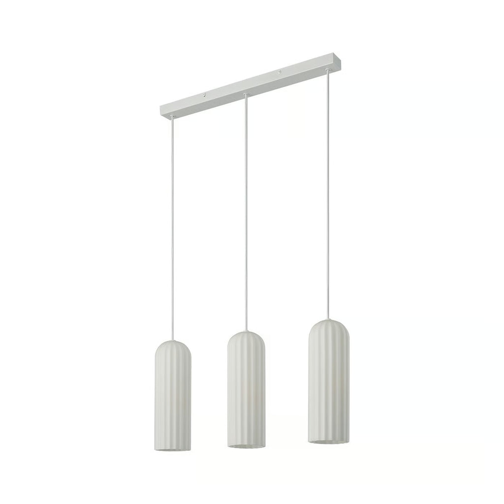 Suspension MIELLA 3-Rail verre blanc IP20 E27 - Nordlux, Intérieur