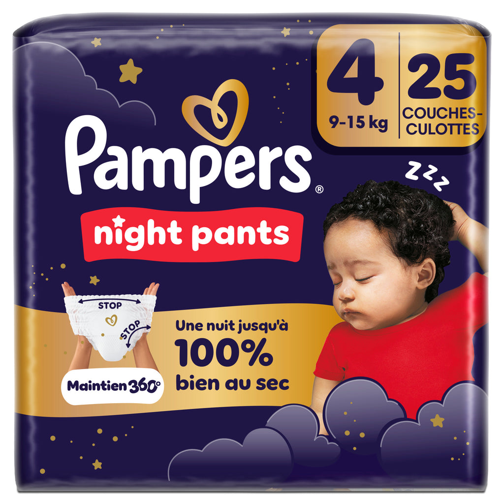 Pampers Baby-Dry Couches-culottes, Taille 4, 24 couches