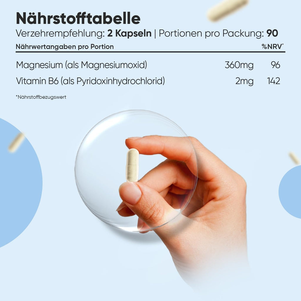 WeightWorld Magnésium marin + B6 360 mg 360 mg 180 gélules