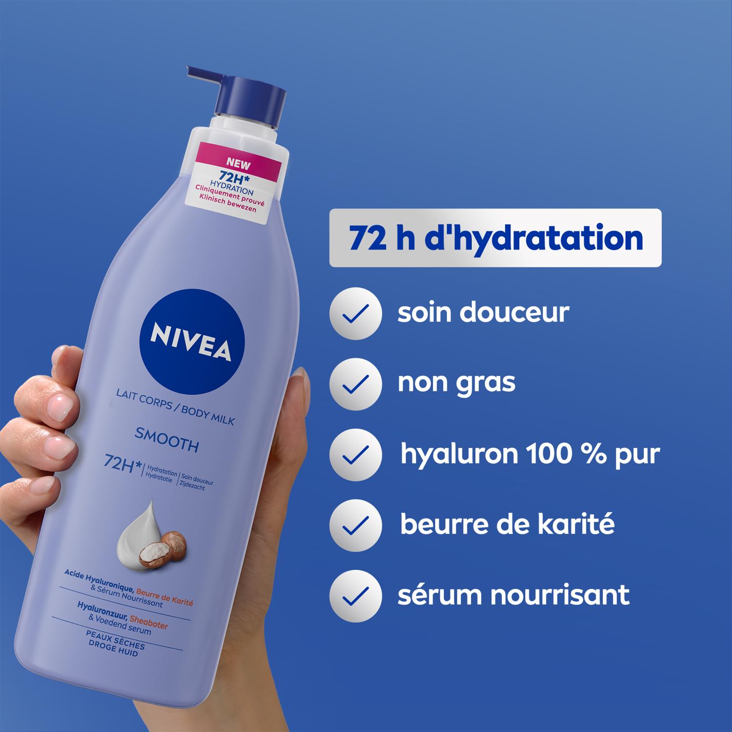NIVEA Lait Corps Douceur Hydratant Peaux Sèches 250 ml