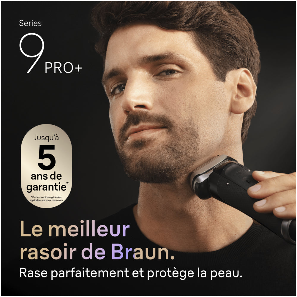 BRAUN Série 9 9660cc Rasoir à grille électrique - 5+1 éléments synchronisés - station de nettoyage et de charge intelligente