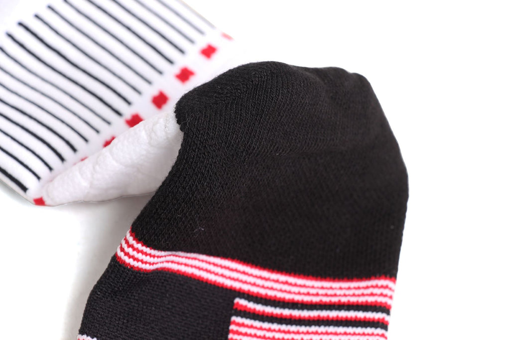 LI-NING Chaussettes mi-longues de basket-ball résistantes, confortables et respirantes blanc/noir/rouge honneur XL