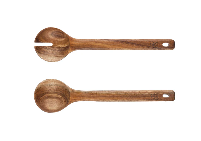 BJÖRN OLLE Couverts à salade en bois d'acacia