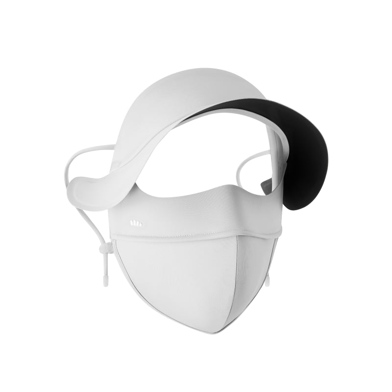 Beneunder Masque de protection solaire pour le visage avec visière AL01e - Bleu fumé - F (Taille unique)