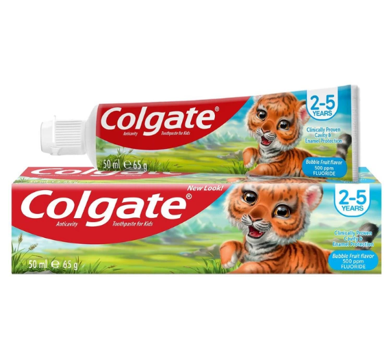 Colgate Dentifrice Enfants Saveur Bubble Fruit - 50 ml