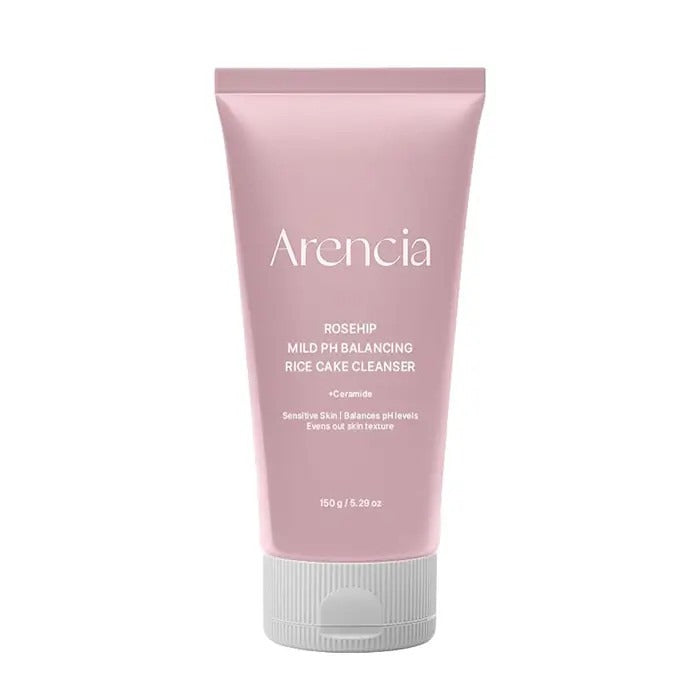 Arencia Nettoyant gâteau de riz doux équilibrant le pH à la rose musquée - 150 g