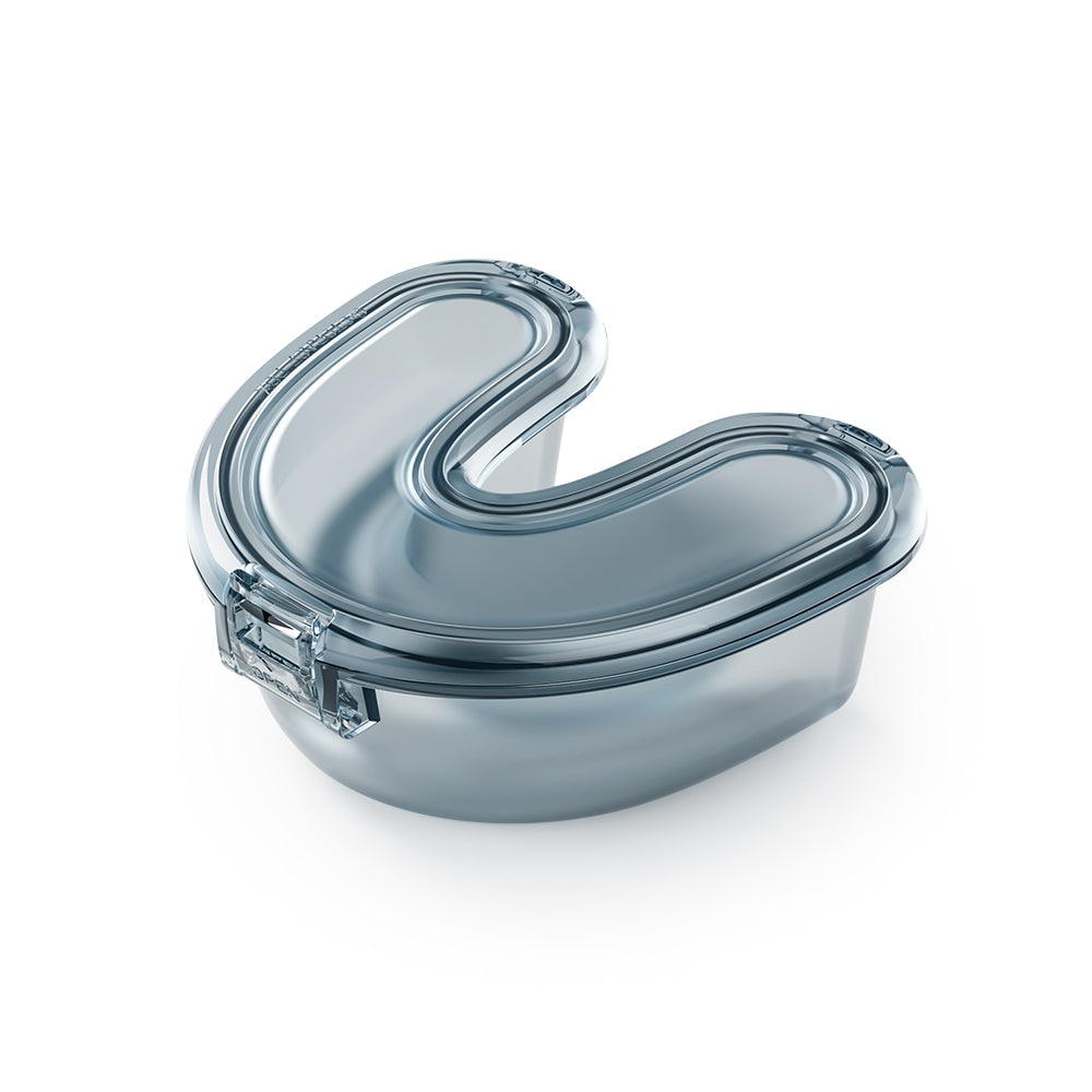 GAONLY Boîte orthodontique compacte pour appareils de contention et demi-prothèses dentaires Étui pratique pour protège-dents pour travail ou école