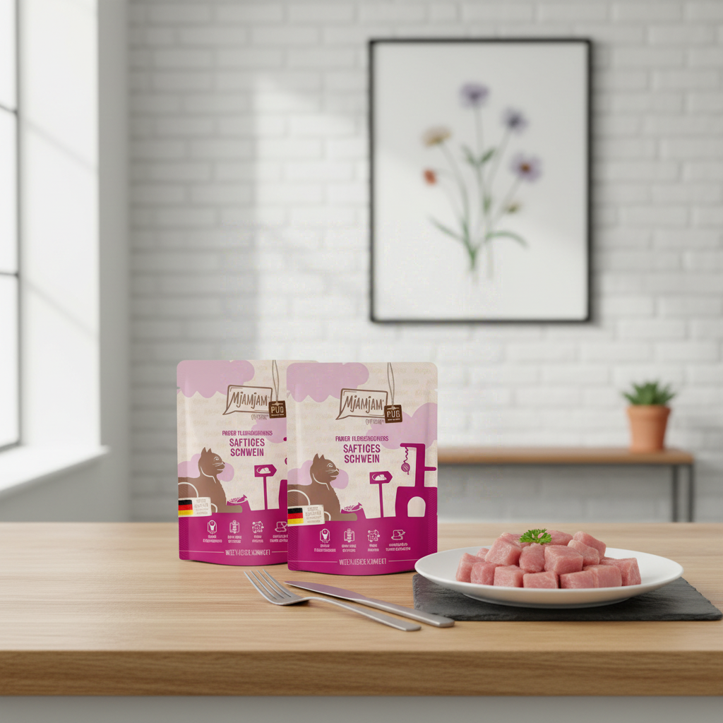 [Peut être servi frais pour l'été] MjAMjAM Quetschie Pur Nourriture humide pour chat au porc 300 g x 6