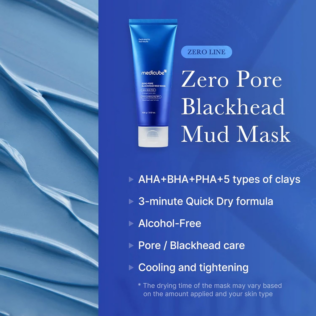 Medicube Masque à l'Argile Points Noirs Zéro Pore 100 g