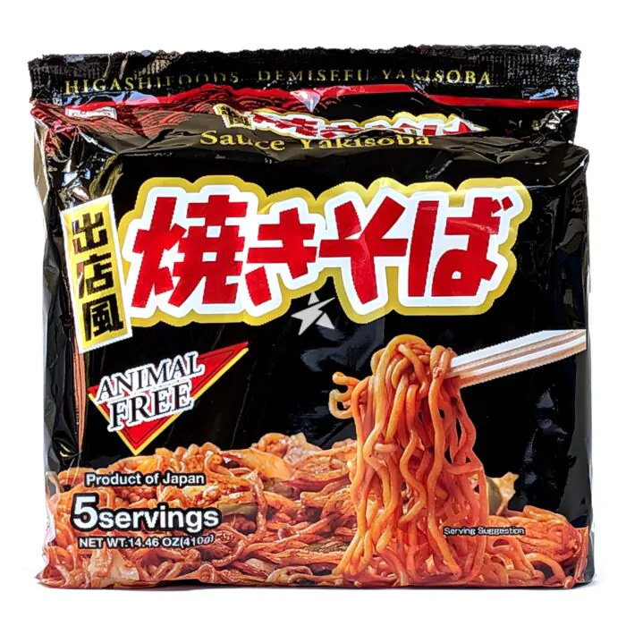 Yakisoba Sans Produits Animaux Higashimaru - 5 Portions