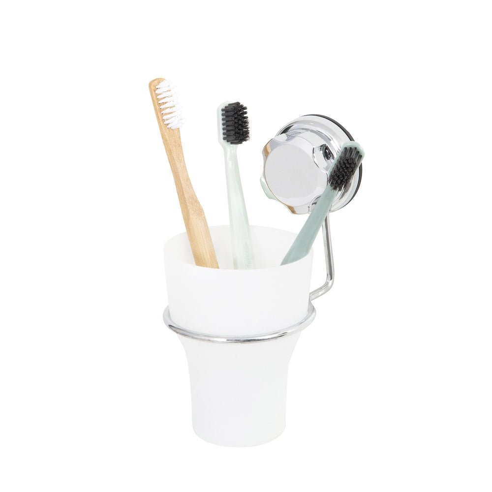 COMPACTOR Bestlock Porte-Brosse à Dents à Ventouse Chrome