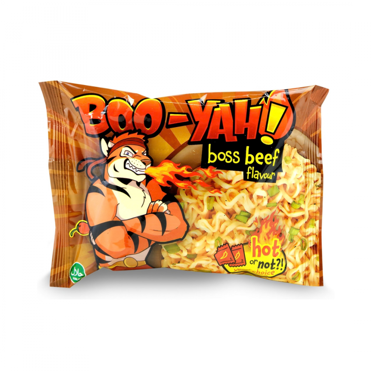 BOO-YAH! Nouilles instantanées saveur bœuf 60 g
