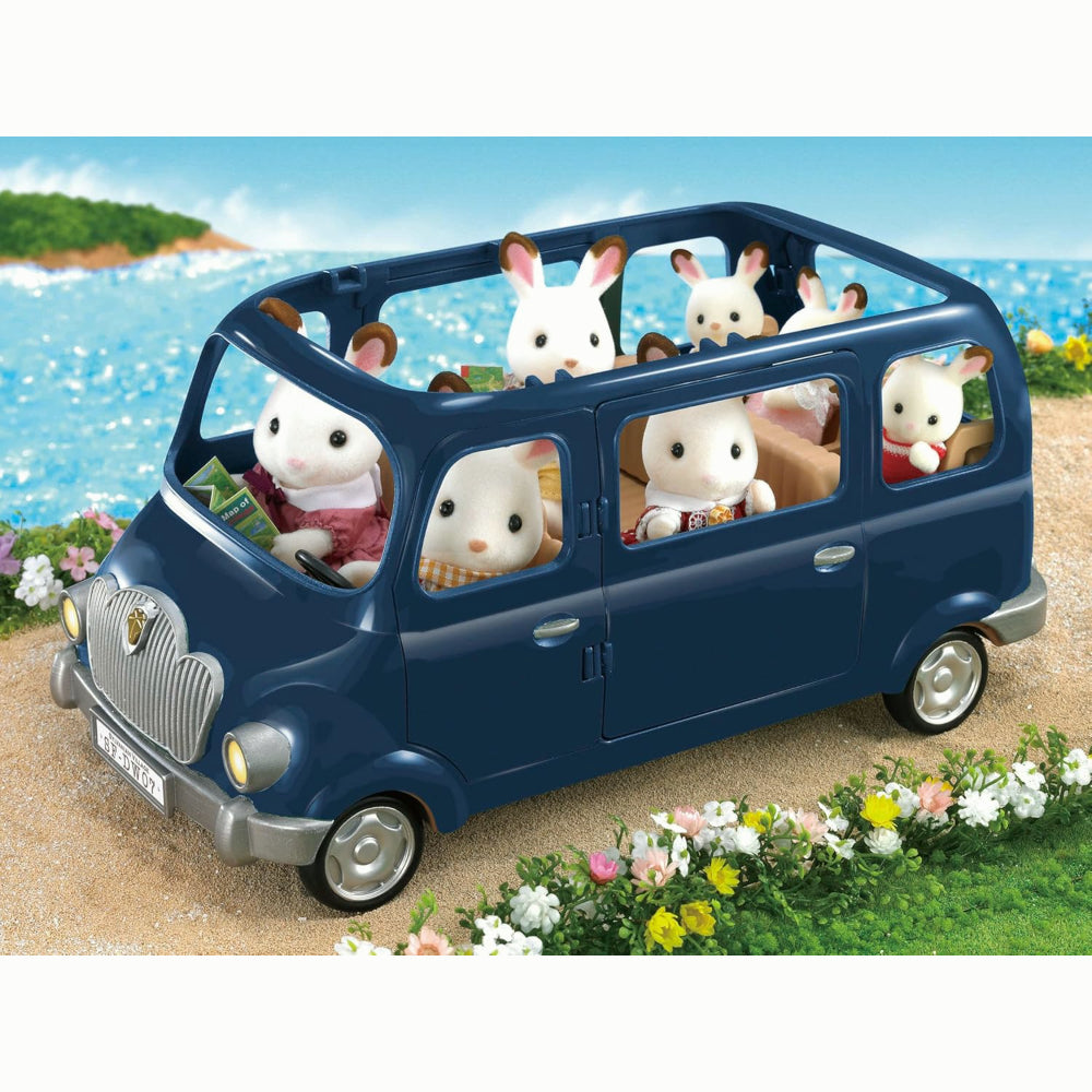 Sylvanian Families Le Monospace 7 places - Version EU avec poignée de porte à gauche