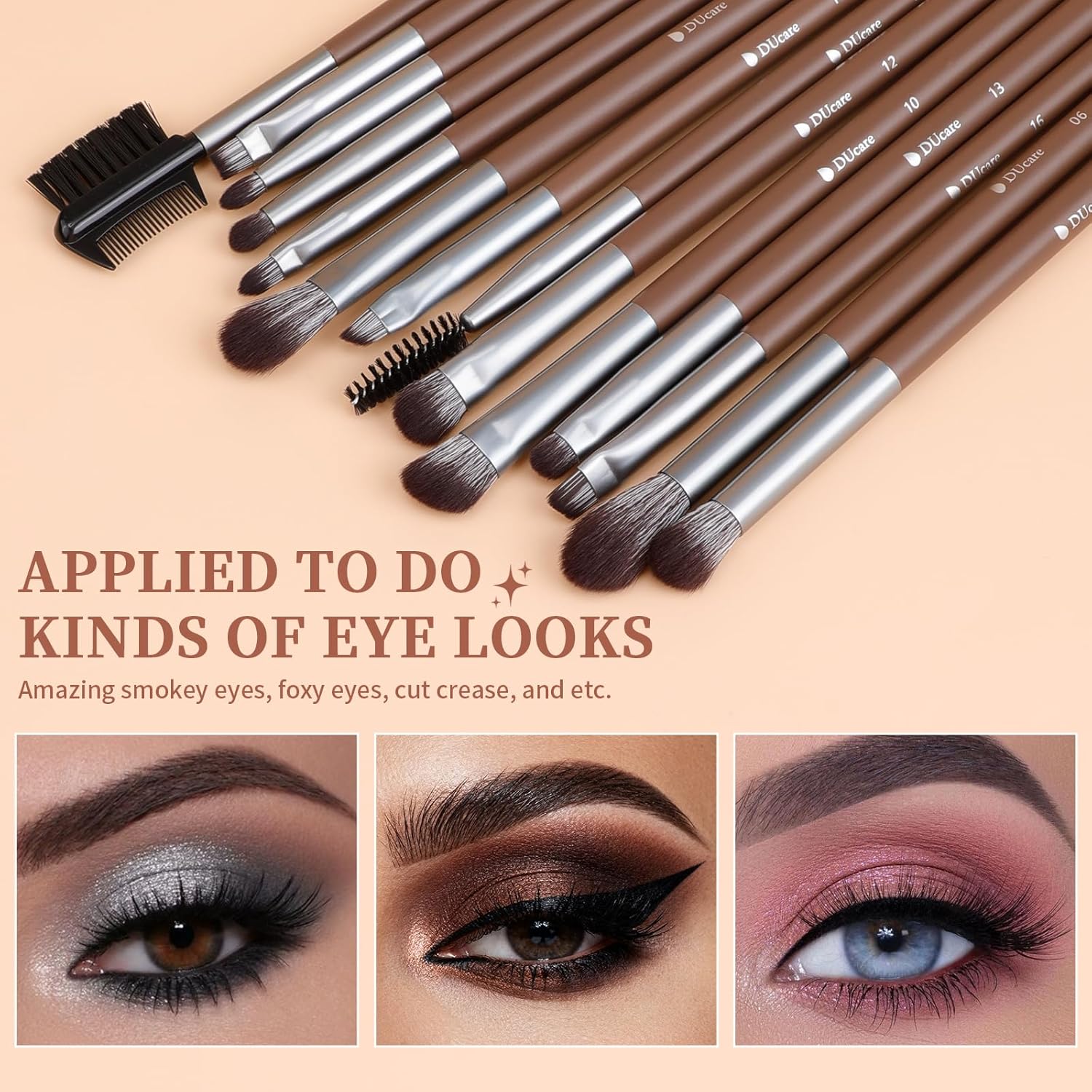 DUcare Trousse de 22 pinceaux de maquillage